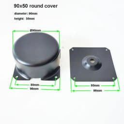 Toroidal Transformer Cover Shrouds End Bells Metal Shield Sealing Protective Screening Can Audio Speaker Accessories