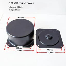 Toroidal Transformer Cover Shrouds End Bells Metal Shield Sealing Protective Screening Can Audio Speaker Accessories