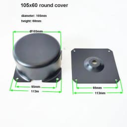Toroidal Transformer Cover Shrouds End Bells Metal Shield Sealing Protective Screening Can Audio Speaker Accessories
