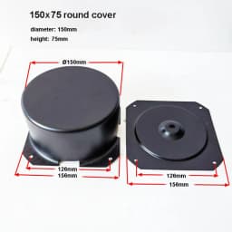 Toroidal Transformer Cover Shrouds End Bells Metal Shield Sealing Protective Screening Can Audio Speaker Accessories