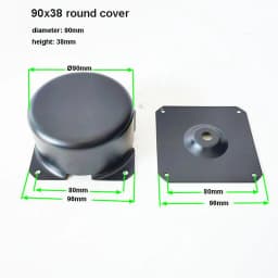 Toroidal Transformer Cover Shrouds End Bells Metal Shield Sealing Protective Screening Can Audio Speaker Accessories