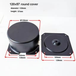 Toroidal Transformer Cover Shrouds End Bells Metal Shield Sealing Protective Screening Can Audio Speaker Accessories