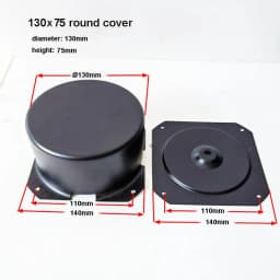 Toroidal Transformer Cover Shrouds End Bells Metal Shield Sealing Protective Screening Can Audio Speaker Accessories