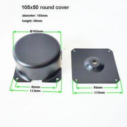 Toroidal Transformer Cover Shrouds End Bells Metal Shield Sealing Protective Screening Can Audio Speaker Accessories