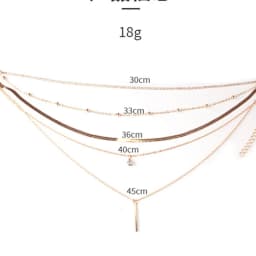 Gold-plate Multi-Level Crystal Snake Chain Geometric Pendant Necklace For Women Vintage Fashion Boho Girl Cute Jewelry Gfit