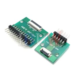 FPC FFC Adapter Board 0.5mm 1.0mm To 2.54mm Connector Straight Needle And Curved Pin 6 8 10 12 20 24 26 30 34 40 50 60 80 Pin