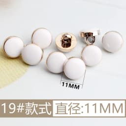 New Arrival Rhinestone Pearl Plastic Buttons For Shirt Clothes Coat Cardigan Sweater 10PCS/Lot 10MM/11MM KD912