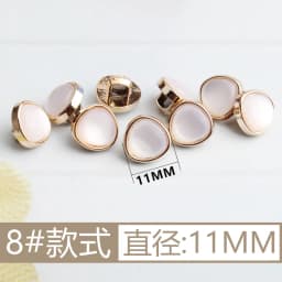 New Arrival Rhinestone Pearl Plastic Buttons For Shirt Clothes Coat Cardigan Sweater 10PCS/Lot 10MM/11MM KD912