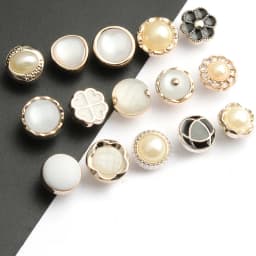New Arrival Rhinestone Pearl Plastic Buttons For Shirt Clothes Coat Cardigan Sweater 10PCS/Lot 10MM/11MM KD912