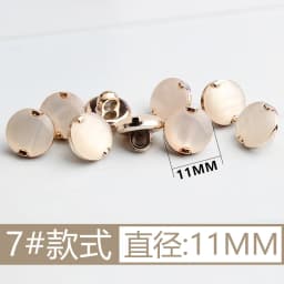 New Arrival Rhinestone Pearl Plastic Buttons For Shirt Clothes Coat Cardigan Sweater 10PCS/Lot 10MM/11MM KD912