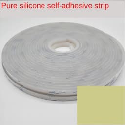 2M /5M White Silicone Rubber Strip Self Adhesive Seal Gasket Thickness 1mm/2mm/3mm/5mm Width 10mm/15mm/20mm/30mm/40mm/50mm