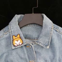 Corgi / Dachshund / Husky Embroidery Patches For Clothing Cute Dog Animal Iron-On Patches On Clothes