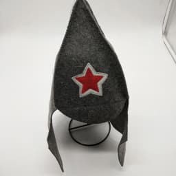 Pure Wool Felt Sauna Hat Russian Banya Cap Embroidered for Shower House Head Protection Sauna Vaporarium Accessories