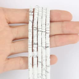 Natural Sea Sediment Turquoises Imperial Jaspers Snakeskin Stone Cylinder Flat Spacer Bead For Jewelry Making DIY Accessories