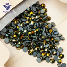 YANRUO 2058 Top Hotfix Crystals Flatback DIY Handicraft Glitter Strass Glass Adhesive Rhinestones Iron On Stones