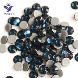 YANRUO 2058 Top Hotfix Crystals Flatback DIY Handicraft Glitter Strass Glass Adhesive Rhinestones Iron On Stones