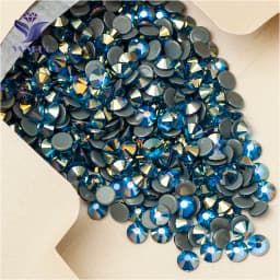 YANRUO 2058 Top Hotfix Crystals Flatback DIY Handicraft Glitter Strass Glass Adhesive Rhinestones Iron On Stones
