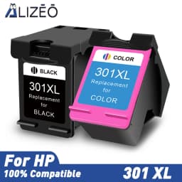 Alizeo Ink Cartridge 301XL For HP 301 XL Remanufactured Replacement Deskjet 1000 1010 1011 1012 1050 1051 1055 1056 1050a
