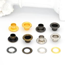 100sets 4mm Brass Eyelet with Washer Leather Craft Repair Grommet Round Eye Rings For Shoes Bag Clothing Leather Belt Hat