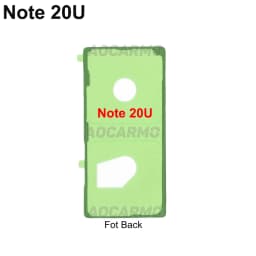 Aocarmo For Samsung Galaxy Note 20 Ultra Full Set Adhesive LCD Screen Tape Back Cover Frame Camera Lens Sticker