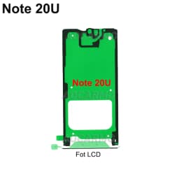 Aocarmo For Samsung Galaxy Note 20 Ultra Full Set Adhesive LCD Screen Tape Back Cover Frame Camera Lens Sticker