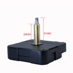 Long Shaft Silent Wall Clock Quartz Clock Movement Mechanism with 2 Different Size Clock Hands Repair Tool Parts Kit