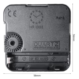 Long Shaft Silent Wall Clock Quartz Clock Movement Mechanism with 2 Different Size Clock Hands Repair Tool Parts Kit