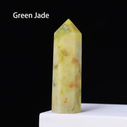 1pc Natural Quartz Point Rose Quartz Wand Healing Stone Amethyst Hexagonal Prism Energy Ore Pyramid Home Decoration