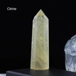1pc Natural Quartz Point Rose Quartz Wand Healing Stone Amethyst Hexagonal Prism Energy Ore Pyramid Home Decoration