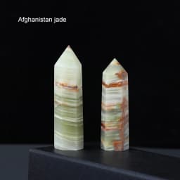 1pc Natural Quartz Point Rose Quartz Wand Healing Stone Amethyst Hexagonal Prism Energy Ore Pyramid Home Decoration