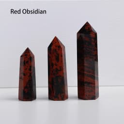 1pc Natural Quartz Point Rose Quartz Wand Healing Stone Amethyst Hexagonal Prism Energy Ore Pyramid Home Decoration