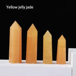 1pc Natural Quartz Point Rose Quartz Wand Healing Stone Amethyst Hexagonal Prism Energy Ore Pyramid Home Decoration