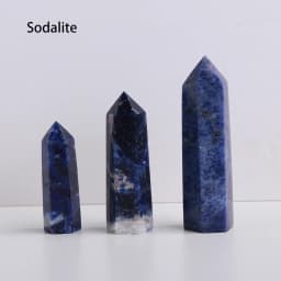 1pc Natural Quartz Point Rose Quartz Wand Healing Stone Amethyst Hexagonal Prism Energy Ore Pyramid Home Decoration