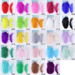 50PCS Colorful Fluffy Turkey Feathers Marabou Feather Turkey 10-15 for Craft Plumes Making Jewelry Decoration Wedding Accessory