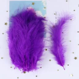50PCS Colorful Fluffy Turkey Feathers Marabou Feather Turkey 10-15 for Craft Plumes Making Jewelry Decoration Wedding Accessory