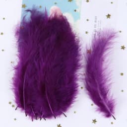 50PCS Colorful Fluffy Turkey Feathers Marabou Feather Turkey 10-15 for Craft Plumes Making Jewelry Decoration Wedding Accessory