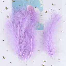 50PCS Colorful Fluffy Turkey Feathers Marabou Feather Turkey 10-15 for Craft Plumes Making Jewelry Decoration Wedding Accessory
