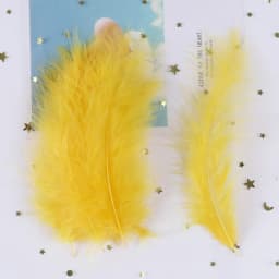 50PCS Colorful Fluffy Turkey Feathers Marabou Feather Turkey 10-15 for Craft Plumes Making Jewelry Decoration Wedding Accessory