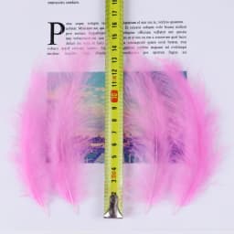 50PCS Colorful Fluffy Turkey Feathers Marabou Feather Turkey 10-15 for Craft Plumes Making Jewelry Decoration Wedding Accessory