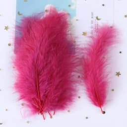 50PCS Colorful Fluffy Turkey Feathers Marabou Feather Turkey 10-15 for Craft Plumes Making Jewelry Decoration Wedding Accessory