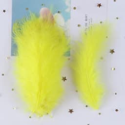 50PCS Colorful Fluffy Turkey Feathers Marabou Feather Turkey 10-15 for Craft Plumes Making Jewelry Decoration Wedding Accessory