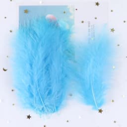50PCS Colorful Fluffy Turkey Feathers Marabou Feather Turkey 10-15 for Craft Plumes Making Jewelry Decoration Wedding Accessory