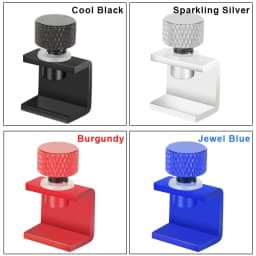 XCR3D Glass Heated Bed Clamp 3D Printer Parts Heatbed Plate Clip for Ultimaker UM Build Platform Retainer 4pcs/8pcs