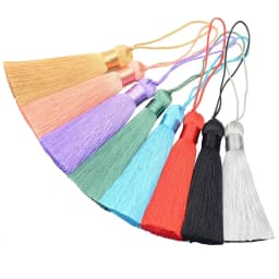 5/10pcs Polyester Silk tassels Handmade Hanging Tassels for crafts for Jewelry Making DIY Home Decor Sewing Curtains Accessories