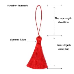 5/10pcs Polyester Silk tassels Handmade Hanging Tassels for crafts for Jewelry Making DIY Home Decor Sewing Curtains Accessories