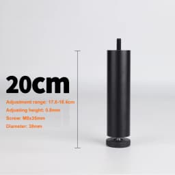 4PCS Adjustable Furniture Leg M8 Aluminum Alloy Table Legs For TV Cabinet,Wardrobe,Raised Refrigerator Washing Machine Feet