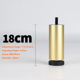 4PCS Adjustable Furniture Leg M8 Aluminum Alloy Table Legs For TV Cabinet,Wardrobe,Raised Refrigerator Washing Machine Feet