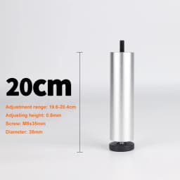 4PCS Adjustable Furniture Leg M8 Aluminum Alloy Table Legs For TV Cabinet,Wardrobe,Raised Refrigerator Washing Machine Feet