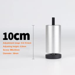 4PCS Adjustable Furniture Leg M8 Aluminum Alloy Table Legs For TV Cabinet,Wardrobe,Raised Refrigerator Washing Machine Feet