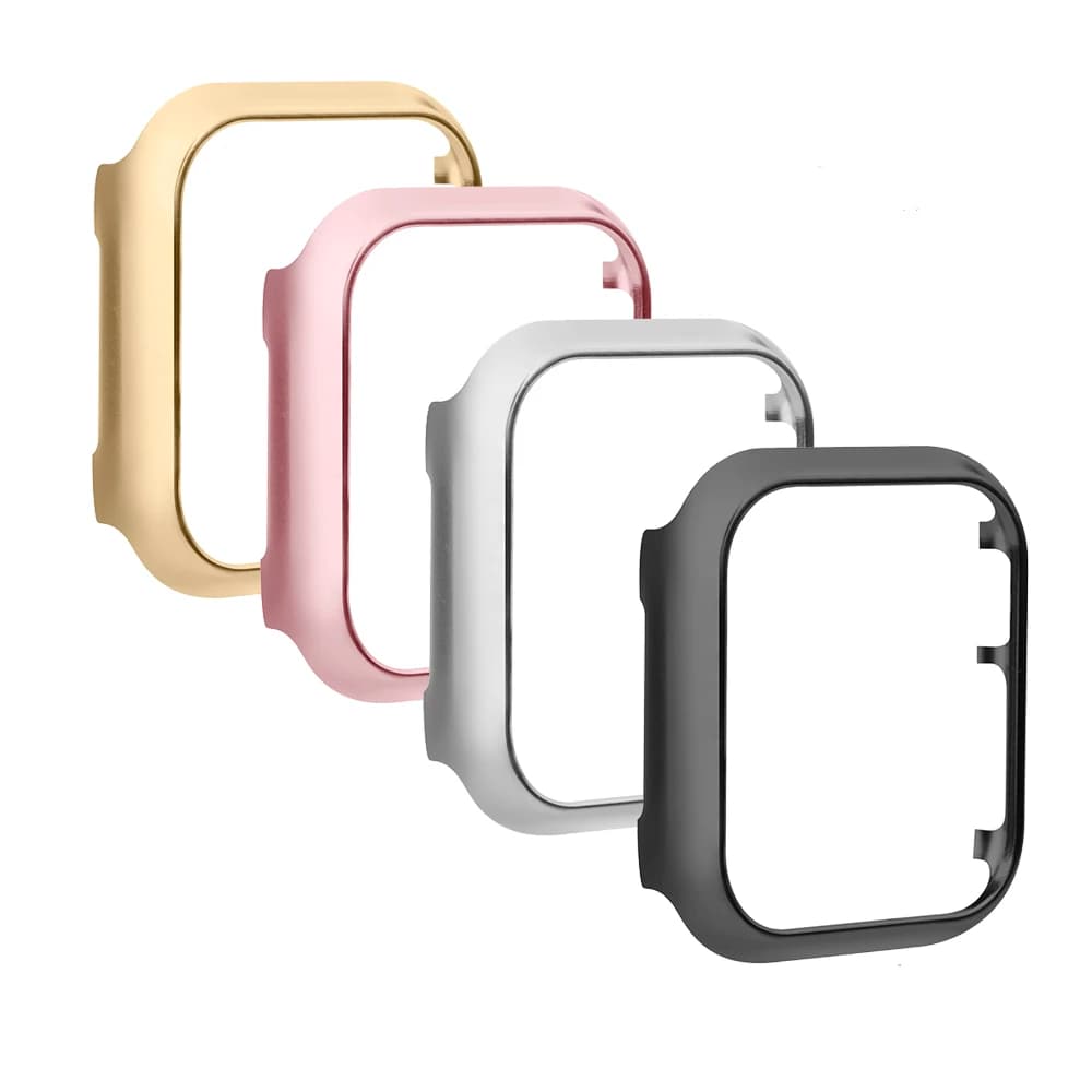 Metal Case for Apple Watch 46mm 44mm 45mm Series 10 7 6 5 SE 40mm Aluminum Bumper Protective Cover Frame for iWatch 3 41mm 38mm